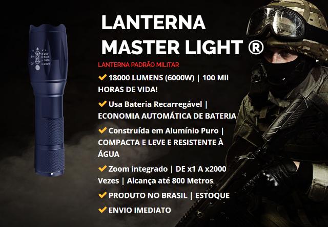 Lanterna Master Light Padrão Militar