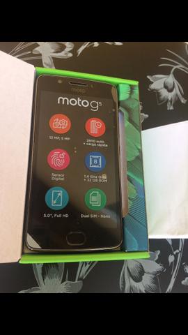 Moto G5 Normal tela 5" Novo + 1 ano Garantia