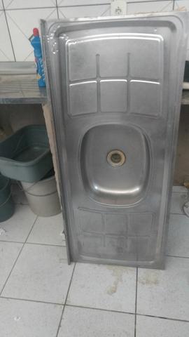 Pia de inoz gplus com válvula