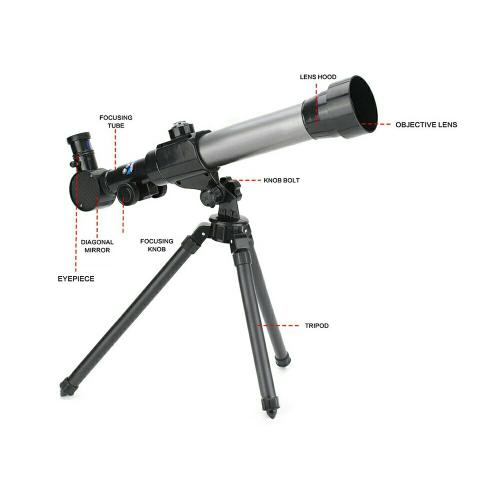 Telescópio de 60mm Novo, da pra ver e tirar foto da lua