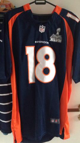 Camisa futebol americano Peyton manning Super Bowl espn