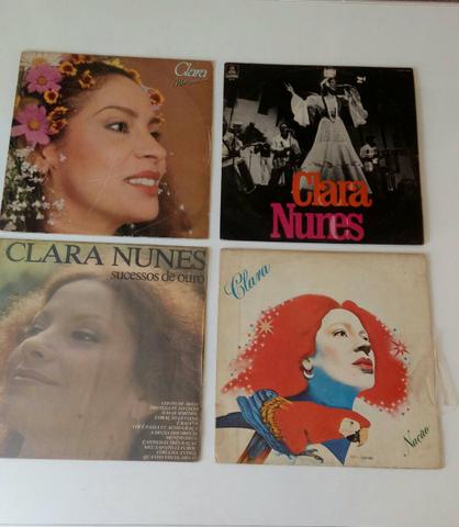 Discos de vinil da Clara Nunes