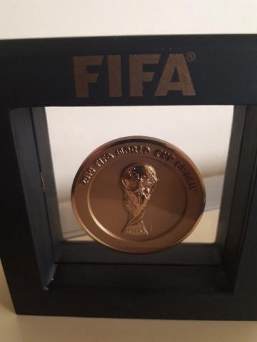 Medalha comemorativa copa do mundo 