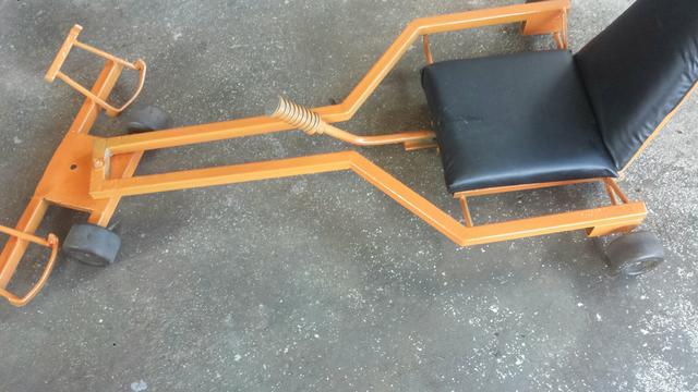 Carrinho de rolima com roda de long