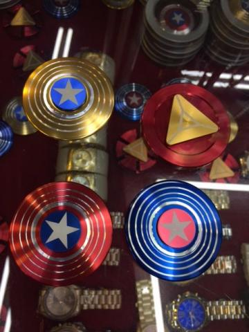 Hand Spinner Iron man (Aluminio 5m de giro)