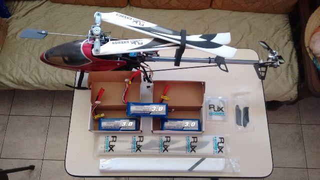 Helimodelo Hk 500, Apenas Vôo De Teste