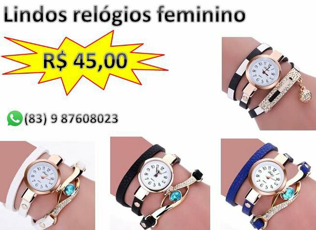 Lindos relógios feminino produto novo melhor preço do