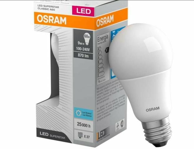Lâmpada LED bulbo 9w 850 Bivolt Osram