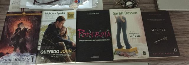 5 livros ficção por 100 reais