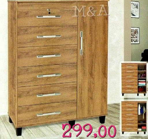 Comoda 6 gavetas Direto da Fábrica