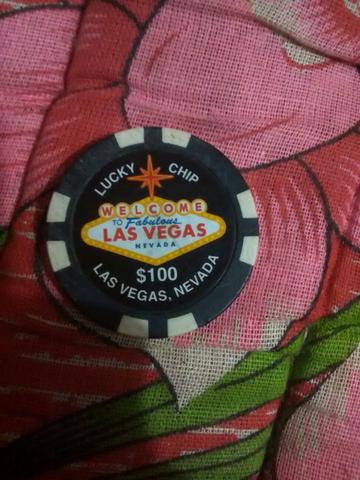 Ficha de poker original de Las Vegas