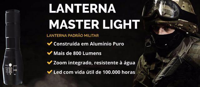 Lanterna Master Light A Lanterna Master é uma lanterna de