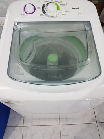 Lava e seca moderna 8kg semi nova c garantia entrega