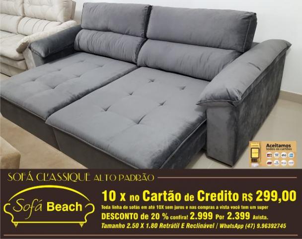 Sofá Classique Alto Padrão 10 x no Cartão