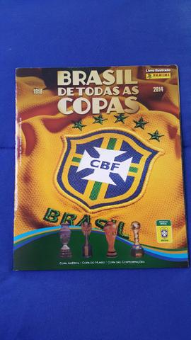 Álbum de figurinhas Brasil de todas as copas