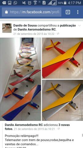Aeromodelos novos sob encomenda