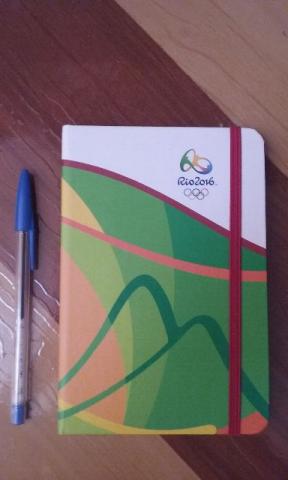 Caderneta Moleskine Olimpíadas Rio 