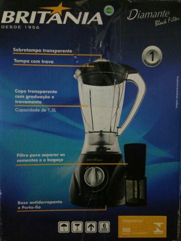 Copo Liquidificador Britânia com Black Filter NOVO
