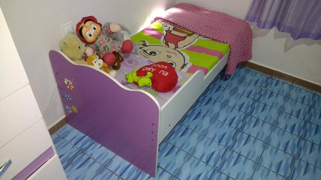 Mini cama infantil lilás menina usada em ótimo estado.