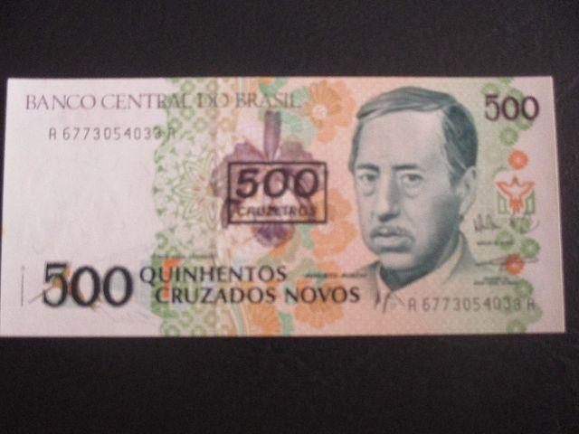 REF.04  Uma Cédula de 500 Cruzados Novos -  