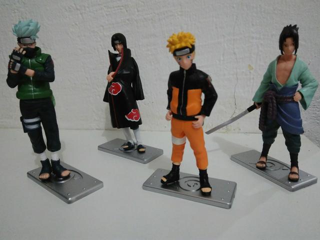 Action Figure - Naruto, Itachi, Sasuke e Kakashi