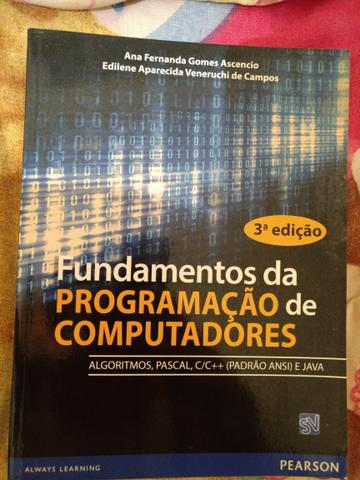 Livro fundamentos da programação de computadores