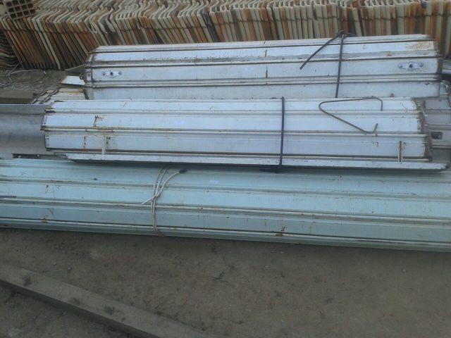 Portas de aço de enrolar completas com mola e fechadura