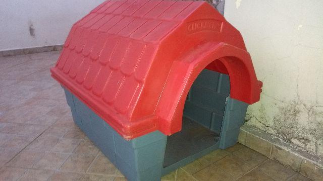 Casa de cachorro feita em plástico clicknew N4 grande