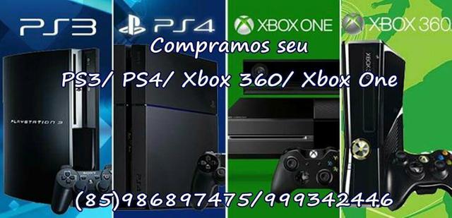 Compramos Xbox One/Ps4/ Xbox 360/ Ps3