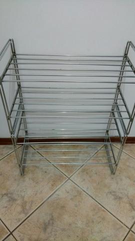 Sapateira em aço inox