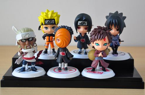 6 Miniaturas Naruto