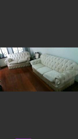 CONJUNTO DE SOFÁ CLÁSSICO - Baixamos o preço