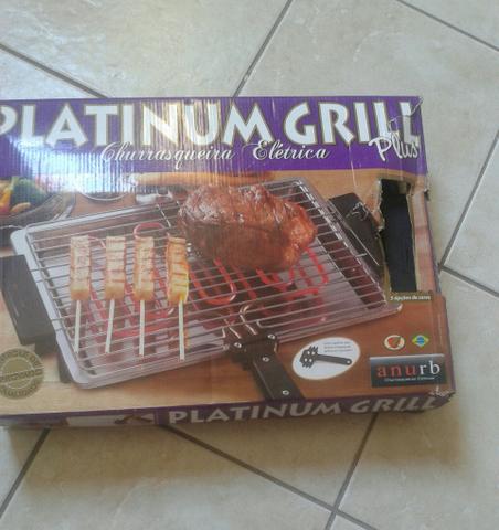 Churrasqueira Elétrica Platinum Grill Plus