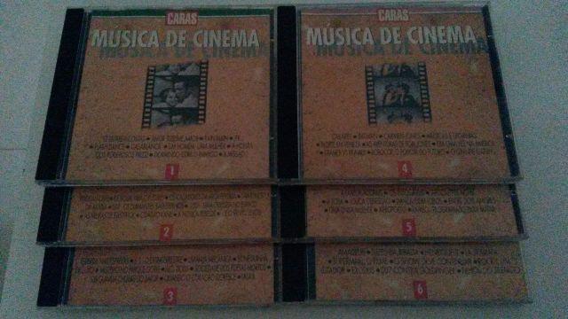 Coleção 6 CDs Musica de Cinemas Caras