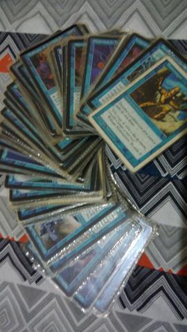 Deck de Magic - Cartas Pretas, Azuis e Artefatos