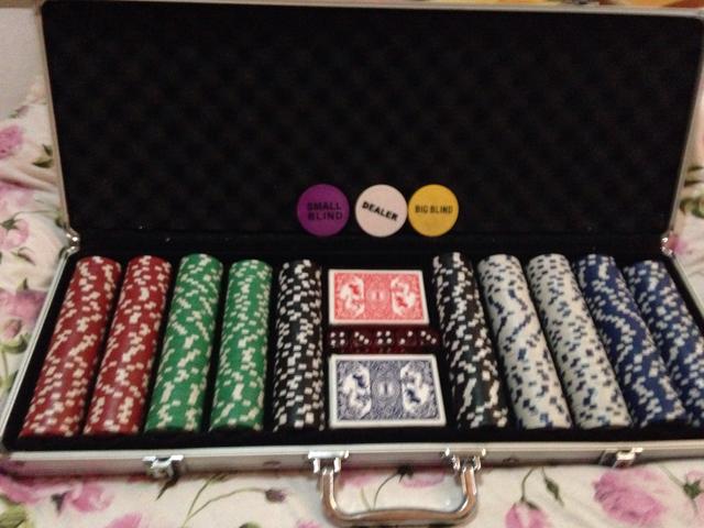 Maleta de Poker profissional 500 fichas