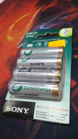 Pilha Recarregável Sony