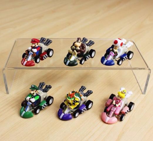 06 Miniaturas: Turma Mario Kart Bros Luigi Doney Kong -