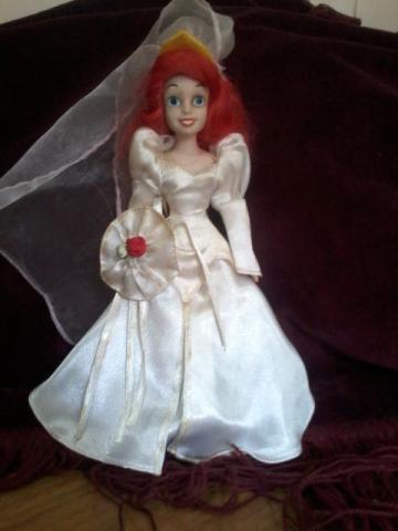 Boneca Ariel Noiva Disney