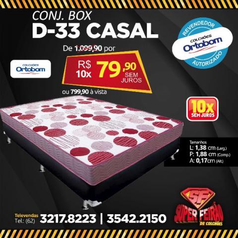 Conjunto Box D-33 Casal Ortobom