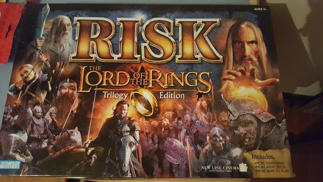 Jogo tabuleiro Risk Lord of the rings