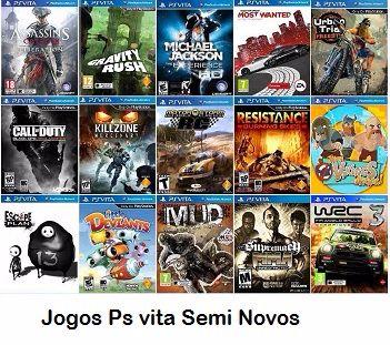 Jogos semi novos para Psvita Ps vita