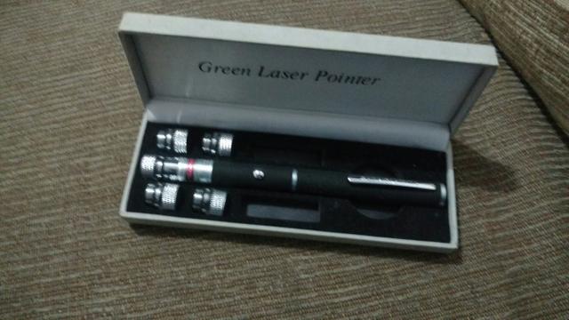 Laser longo alcance novíssimo cor verde