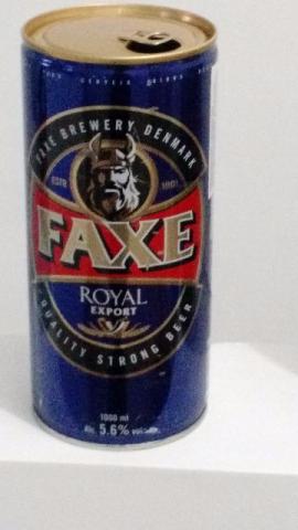 Lata Faxe Royal Export 1 litro