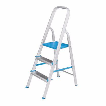 Linda escada de aluminio c/ 3 degraus