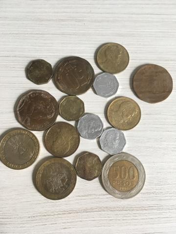 Moedas de peso chileno