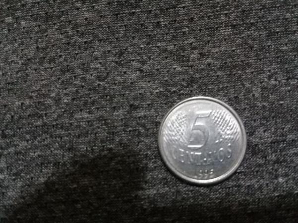 Rarissímas moeda variante de 5 centavos de 
