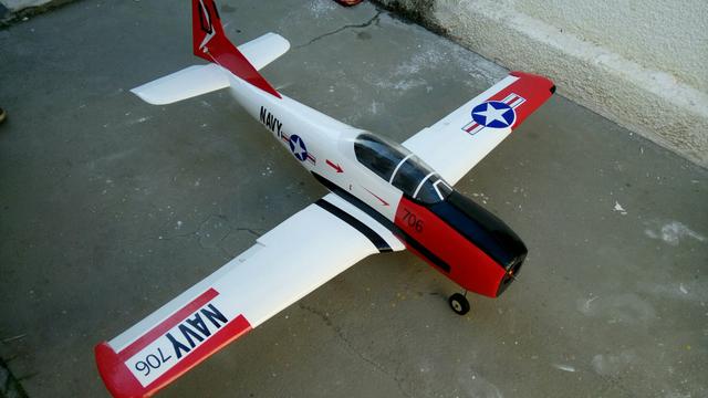 Aeromodelo T-28 Trojan Cod.035 - sem eletrônica