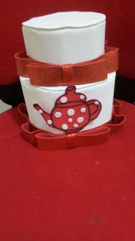 Bolo fake de chá de cozinha