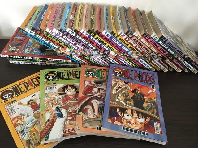 Coleção de Mangá do One Piece - Muito conservados
